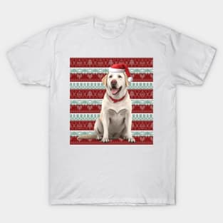 Funny Labrador Retriever Christmas Ugly T-Shirt